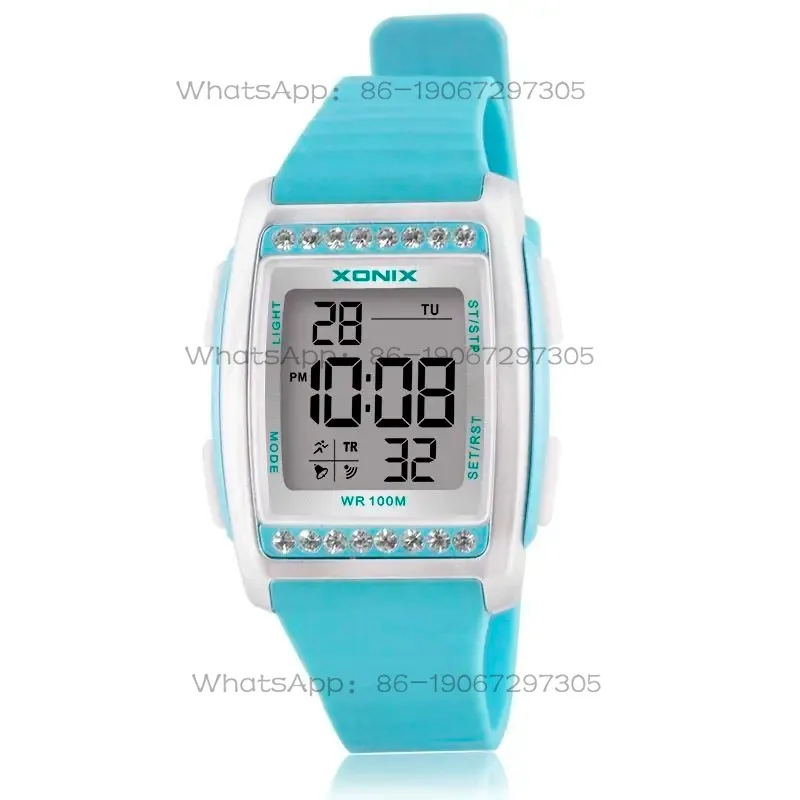 

Stylish Simple Waterproof Luminous Student Sports Ladies Girls Girls Multifunctional Trendy Electronic Watch Women