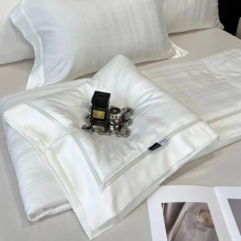 60 Lyocell Tencel Jacquard Hollow Bare Sleeping Air Conditioner Thin Duvet Double Summer Quilt