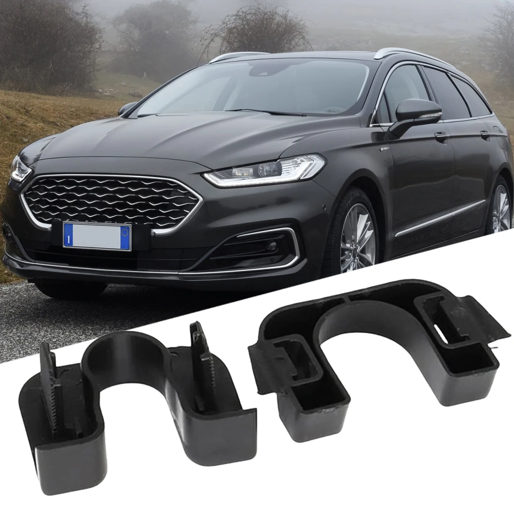 Clip para estante de paquete trasero 015532109E, Clip de montaje de plástico, Clip de bisagra pivotante para estante de paquete trasero para Ford Mondeo MK4 c-max Fiesta