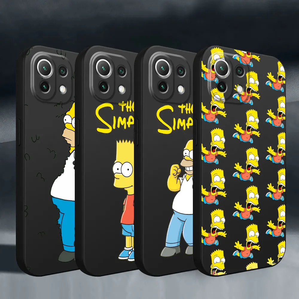 Homer The Simpsons Case For Xiaomi Mi Poco X3 NFC 11 Lite 11T Pro X5 X4 M3 M4 F3 12 10T 9T F1 C40 Soft Funda TPU Phone Cover