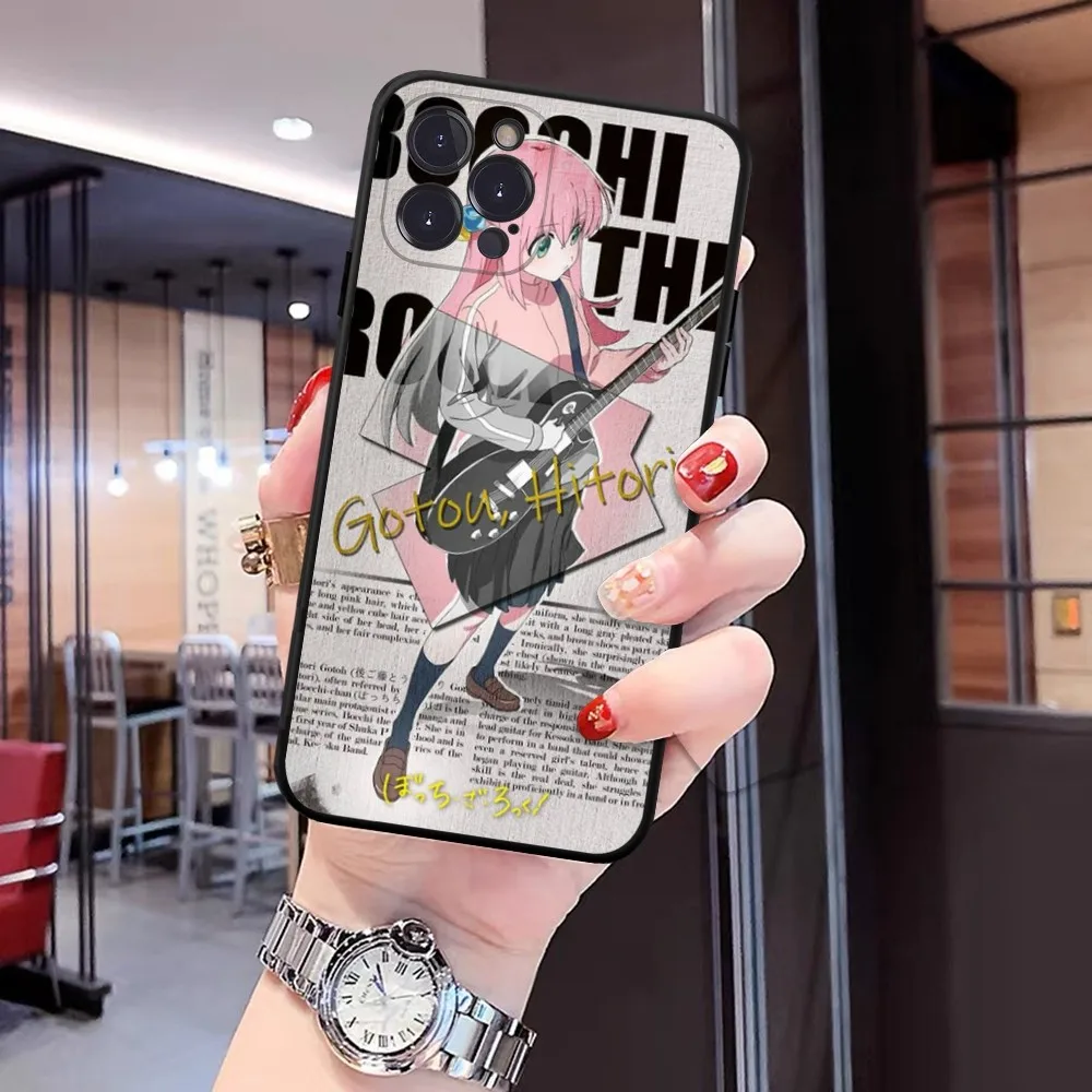 BOCCHI THE ROCK Phone Case for iPhone 15 8 7 6 6S Plus X SE 2020 XR XS 14 11 12 13 Mini Pro Max Mobile Case image 3