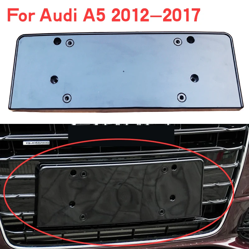 8T0807285D for Audi A5 2012-2017 Car front license plate front grille license plate fixing bracket 8T0 807 285D