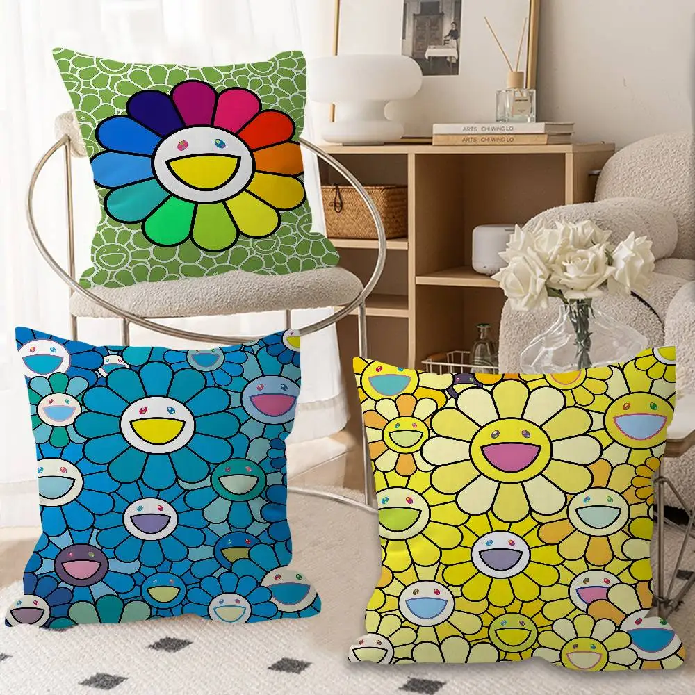 

Чехол для подушки с дизайном T-Takashi Murakami Maple Design, декоративный чехол для подушки Happy Autumn Harvest Decor Holiday Decorati