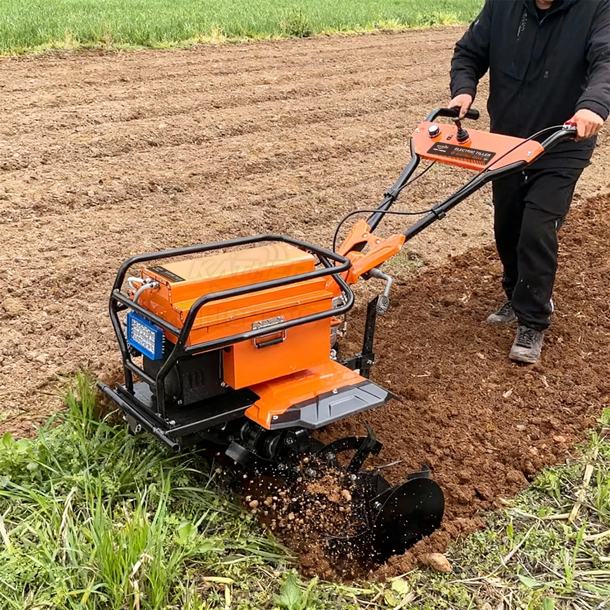 New Model Agricultural Tiller Equipment Electric Tiller Micro Power Cultivator for Tilling Weeding 7hp 9hp 10hp 12hp view 5