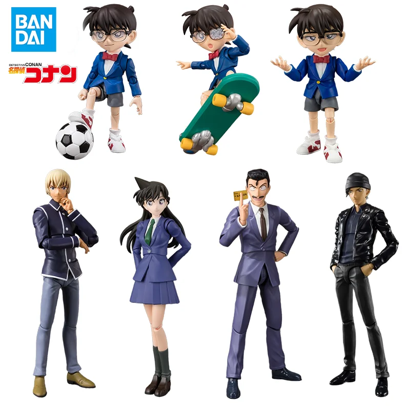 

BANDAI SHF Detective Conan CONAN EDOGAWA RAN MORI KOGORO MORI SKUICHI AKAI Tooru Amuro Аниме Фигурки Игрушки Коллекционный Подарок
