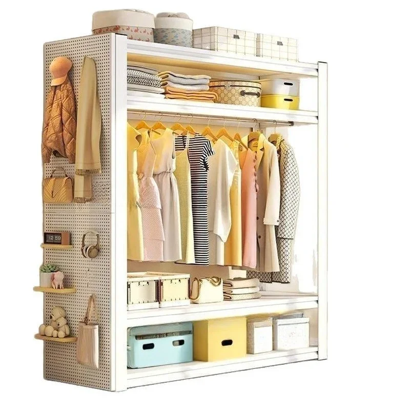 

Shelf wardrobe, household, easy to assemble, rental room open storage rack