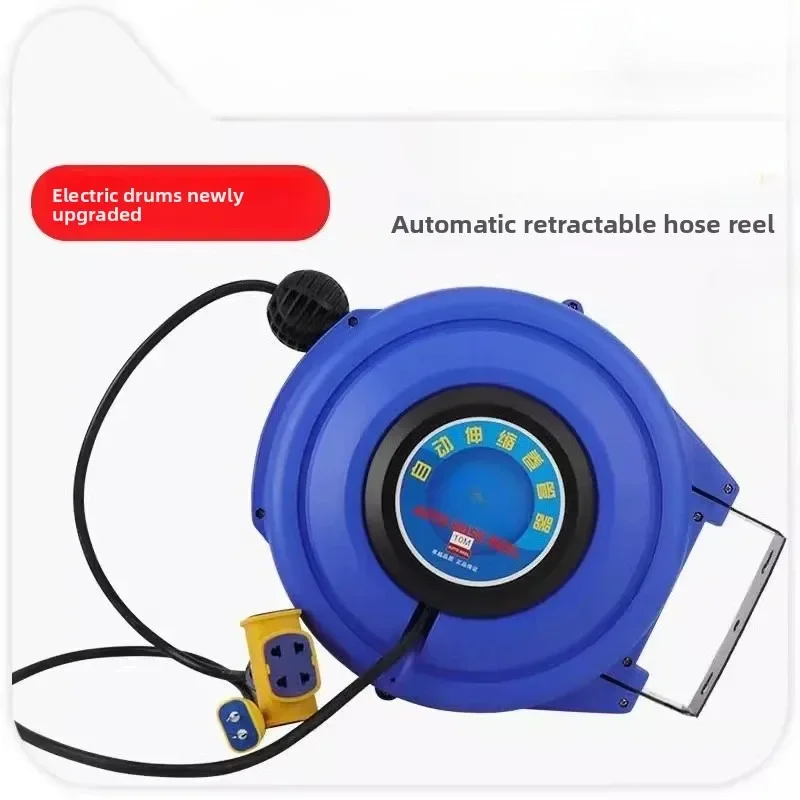 New electric drum self-reeling device, wire reeling dynamic telescopic pipe reeling device