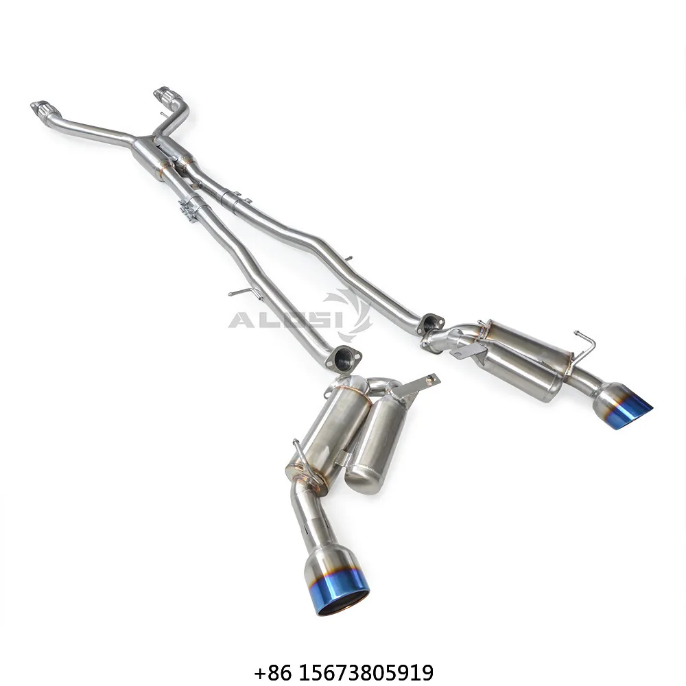 For  350Z 3.5 2002-2008 Stainless Steel Combustion Cutting-edge for Back Exhaust System PerformanceCustomed