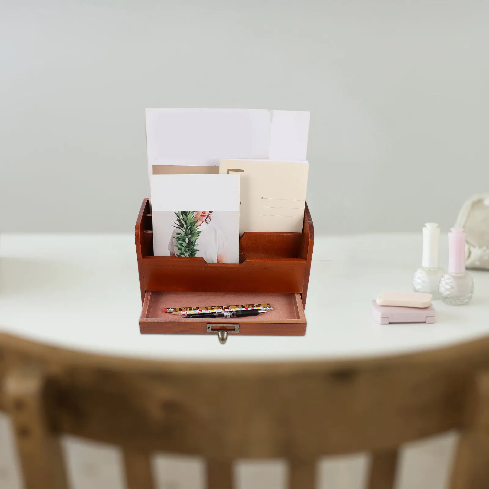 

1Pcs Desktop Organizer Drawer Storage Box Sundries Holder for Jewelry Cosmetics Stationery Storage Desktop Drawer Container