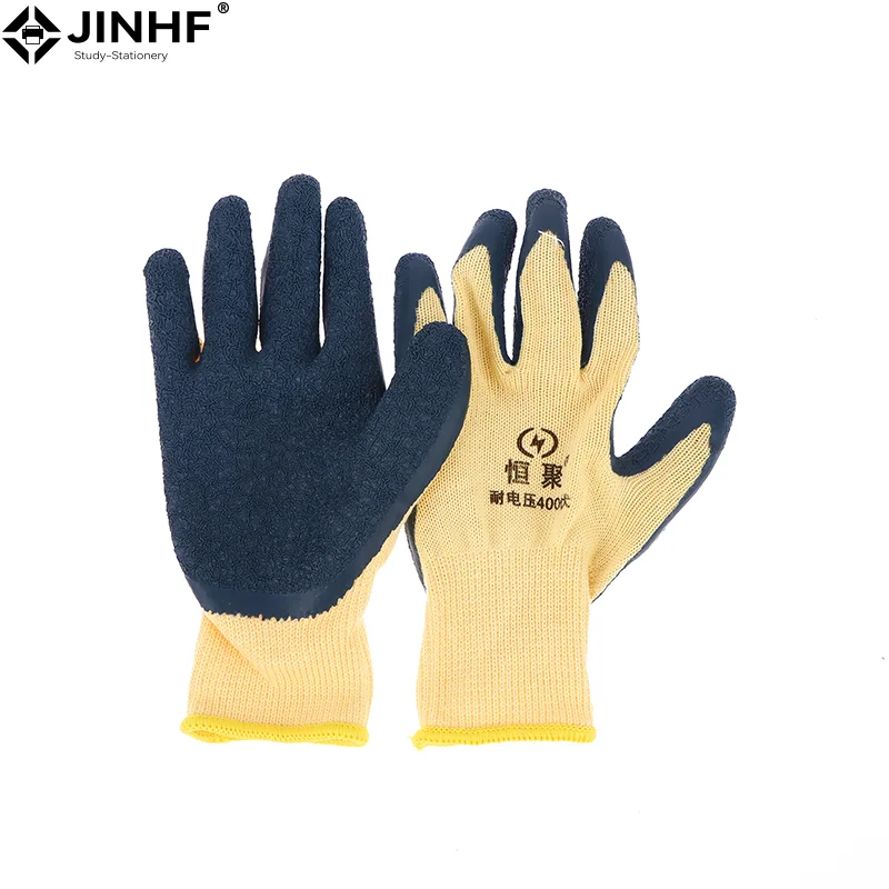 

1pair Low Voltage Insulating Gloves 400V Ultra-thin Flexible Anti-electricity Security Anti-slip 220V Rubber Protective Gloves