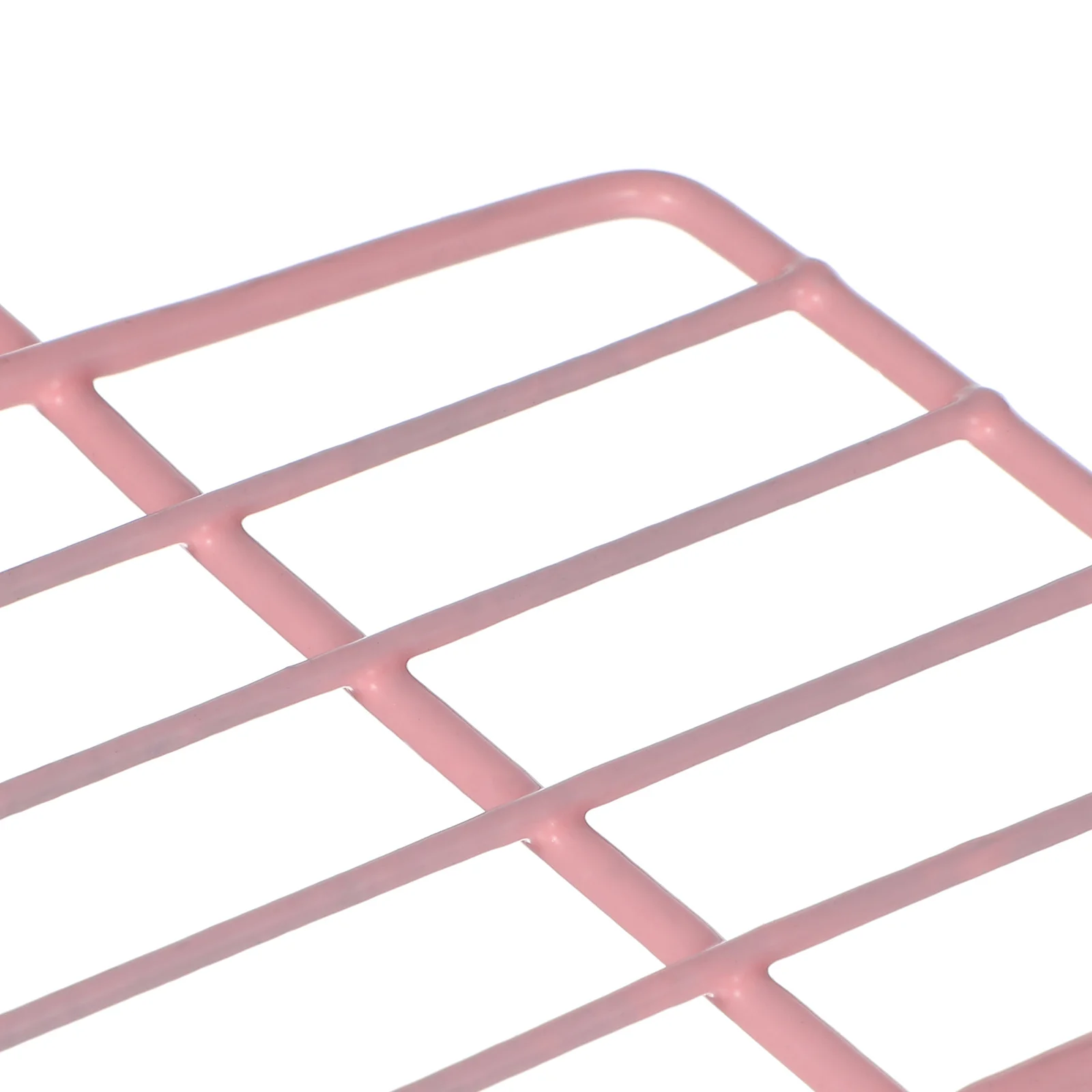 

1Pcs Iron Frame Grid Wall Shelf for Bird Cage Parrot Perch Hanging Hooks Stable Small Pet Display Grid Wall Shelf