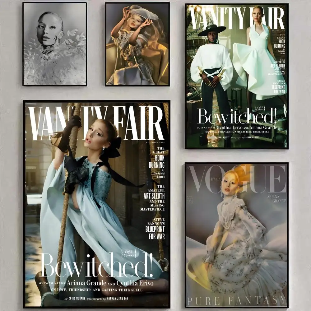 A-A-Ariana G-G-Grande Poster HD Waterproof Canvas Poster Art: Aesthetic Wall Decor Home,Bar & More