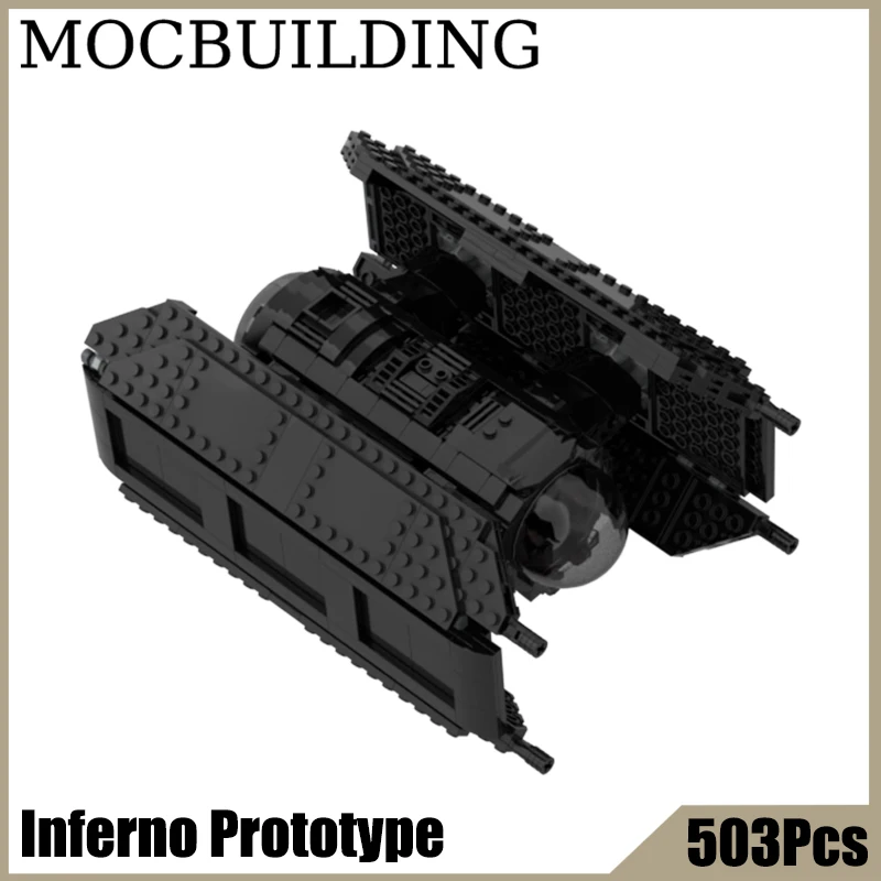 Fighter Spaceship Model Display MOC Building Block Bricks DIY Construction Toys Birthday Gift