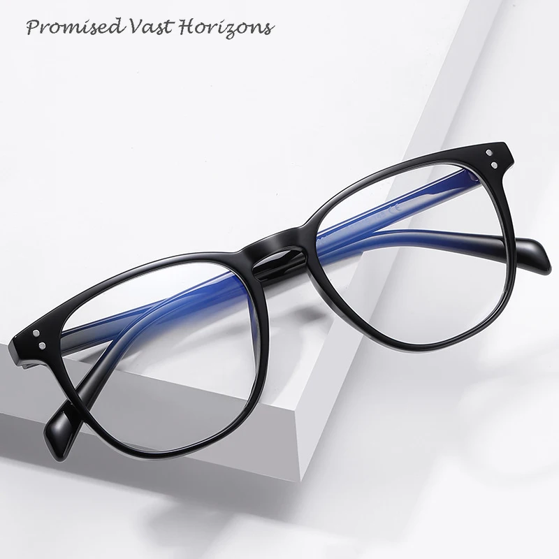 

Candy Color Pin Big Frame Classic Design Temples Needle Adjustable Anti Blue Light Eyewear TR90 Ultra Light Frame Glasses