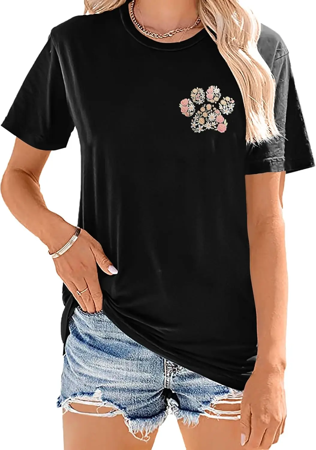 

Женская футболка больших размеров, одежда с короткими рукавами и графикой, свободный и повседневный, мягкий и удобный, дышащий, для занятий спортом на открытом воздухе