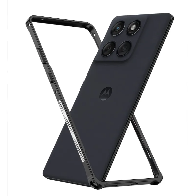 Odpinany Metalowy Futerał Ochronny Ultra-Cienki do Motorola Edge 70 60 Fusion Metalowa Ramka Odporna na Wstrząsy Osłona Bumper do MOTO X70 Air — zdjęcie produktu 2
