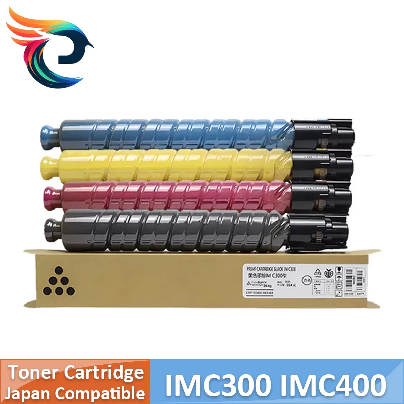 1PCS Toner Cartridge For Ricoh IM C300 IMC300 400 Compatible Copier Japan Color CMYK
