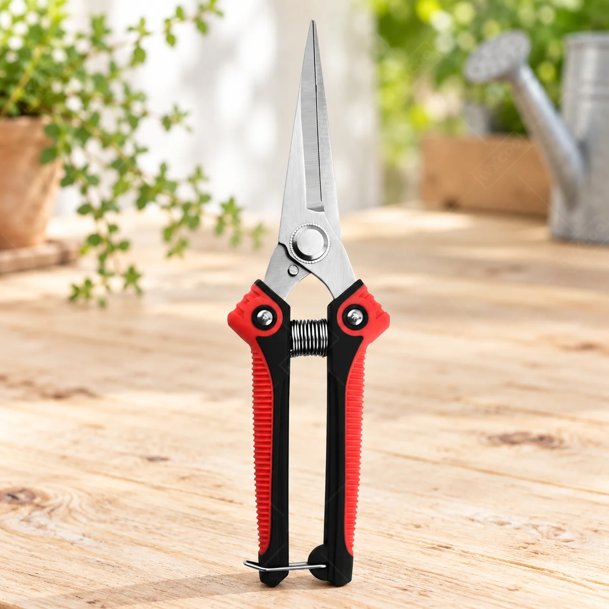 Garden Stainless Steel Pruning Shears Sharp Branch Scissors with Non Slip Handle for Garden Fruit Tree Trimming Tools