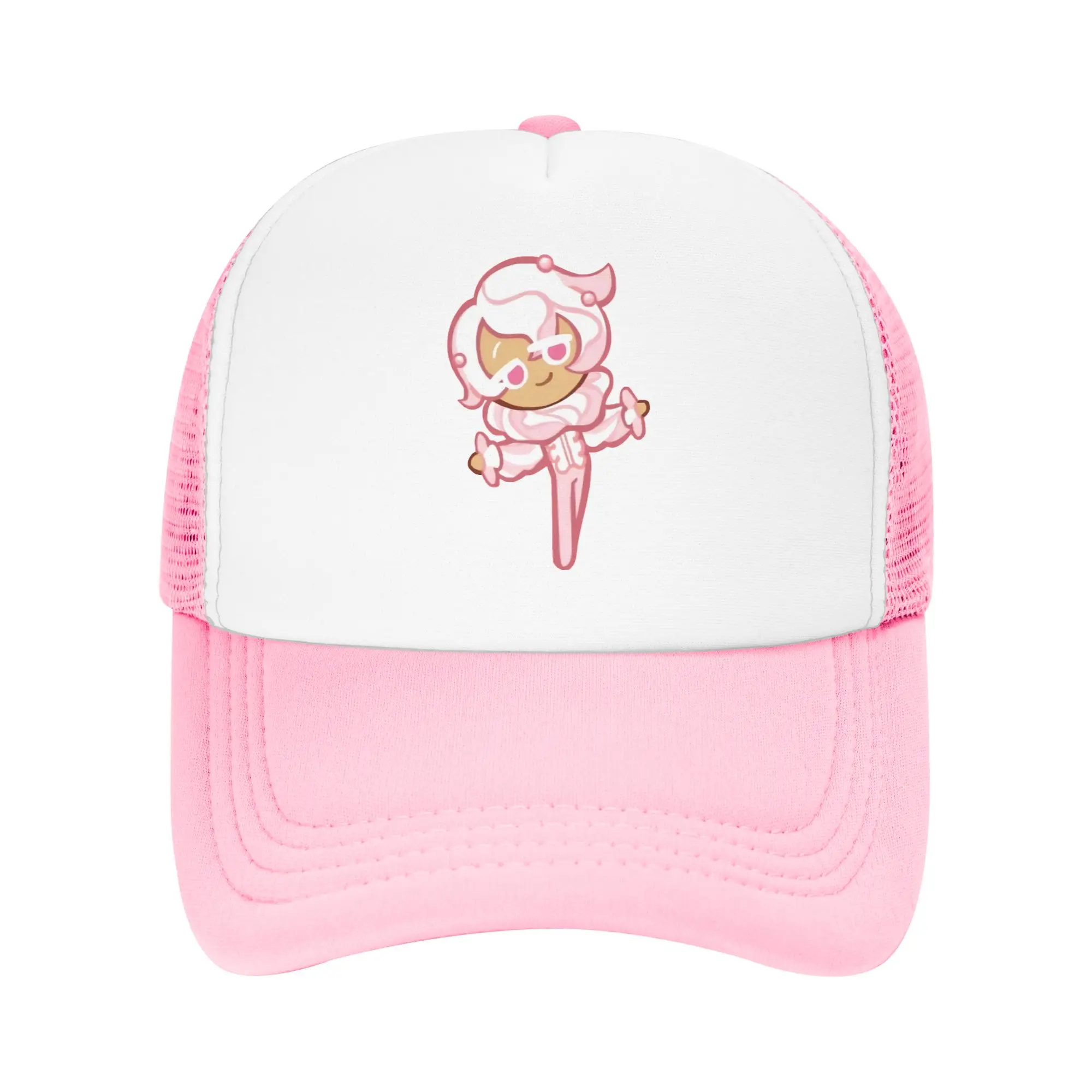 Gingerbrave Cookie Run Kingdom  Baseball Cap For Man Woman Summer Outdoor Mesh Side Hats Caps Adjustable Fit For Casual Headwear