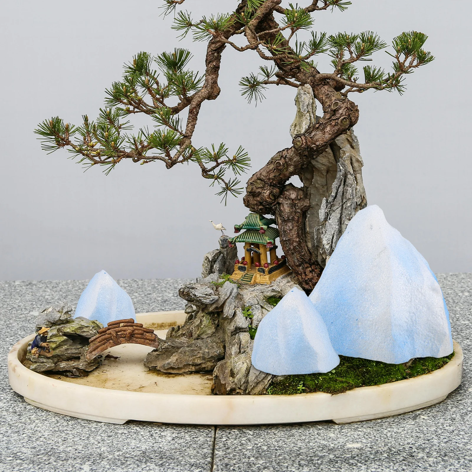 

2pcs Fake Mountain Decor: Simulation Iceberg For Aquarium Accessories Diorama Supplies Cake Baking Decoration Home Landscape