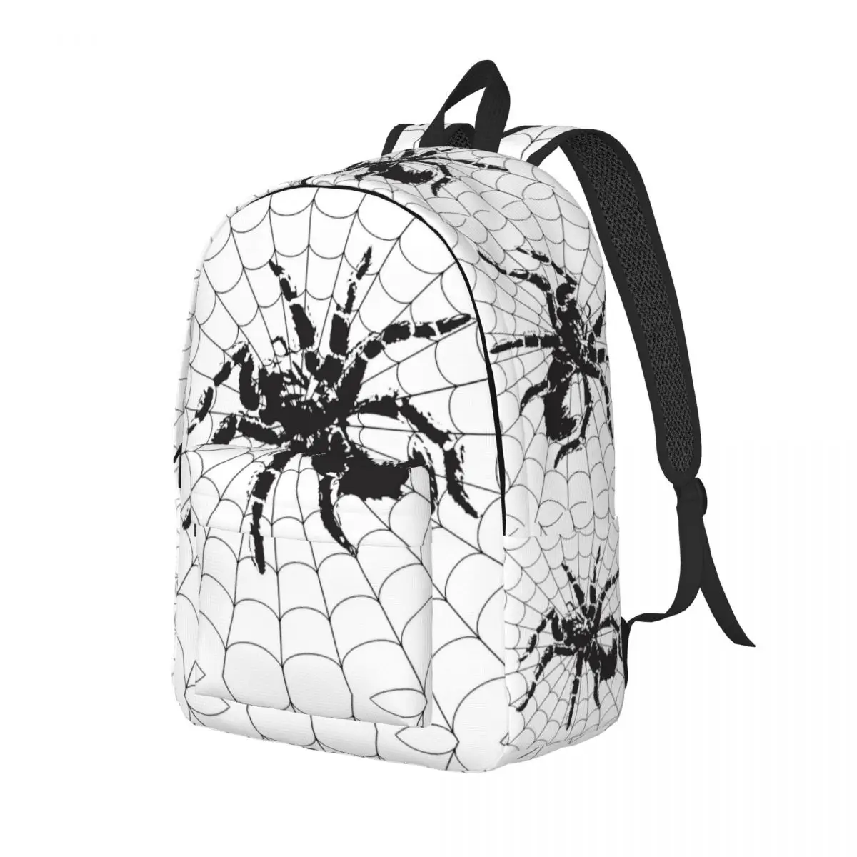 Horror Spider with Web Backpack for Kids, School Book Bags, Daypack, pré-escolar, Kindergarten Bag, Student Gift, Boy, Girl