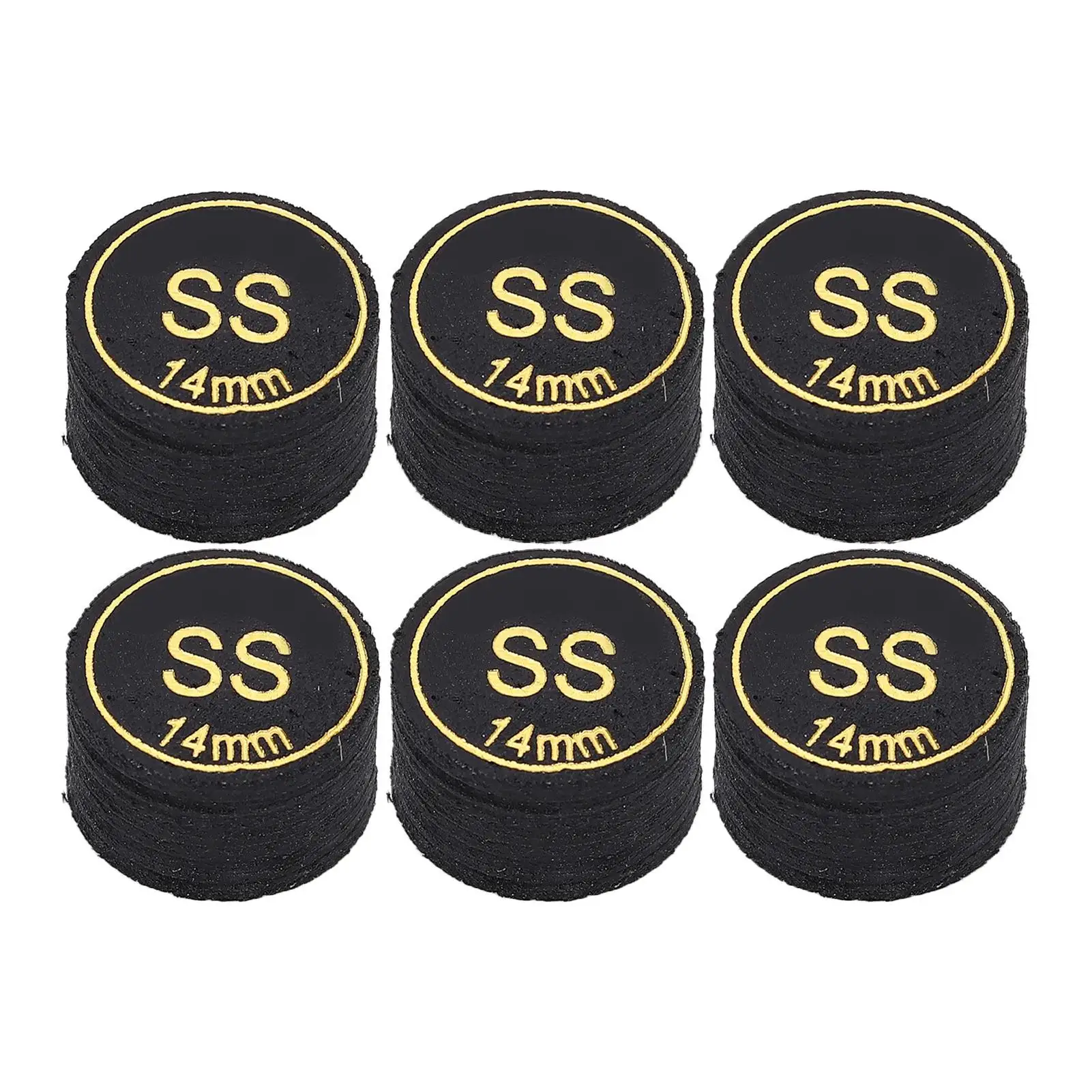 

Многослойные сменные наконечники высокой плотности для бильярда и снукера, износостойкие черные