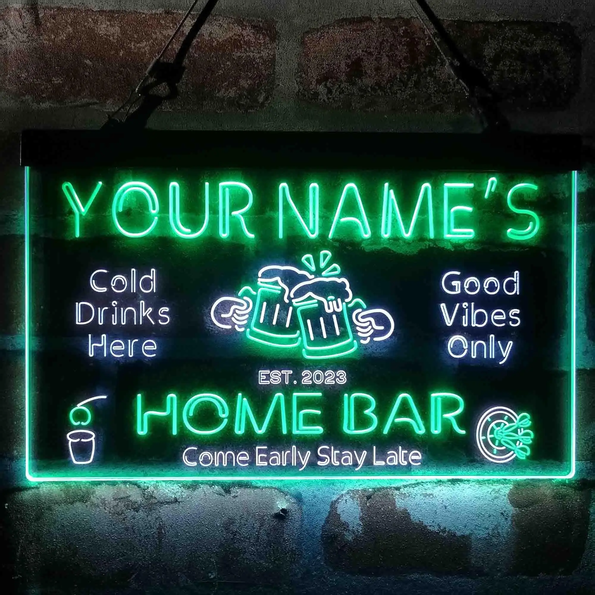 

Custom Neon Sign Personalized Name LED Neon USB Multi Color Fonts Can be used for Nightclubs Taverns Dining Bars Wall Decorative