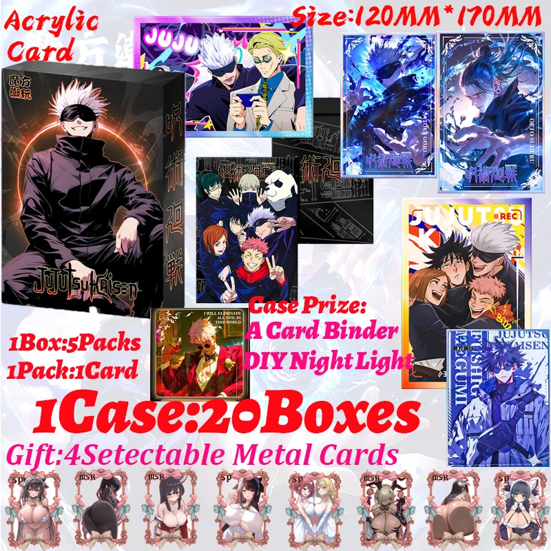 2025 neue MOFANG Jujutsu Kaisen Farbige Papiertafel Karte Hobby Sammlung Karte Falten Karte Seltene Doujin Booster Box Kinder Spielzeug Geschenke