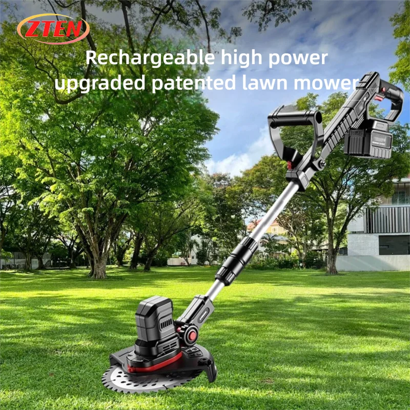 

Hot Compact lithium battery electric lawn mower household multifunctional farm gardening tool grass cutting machine