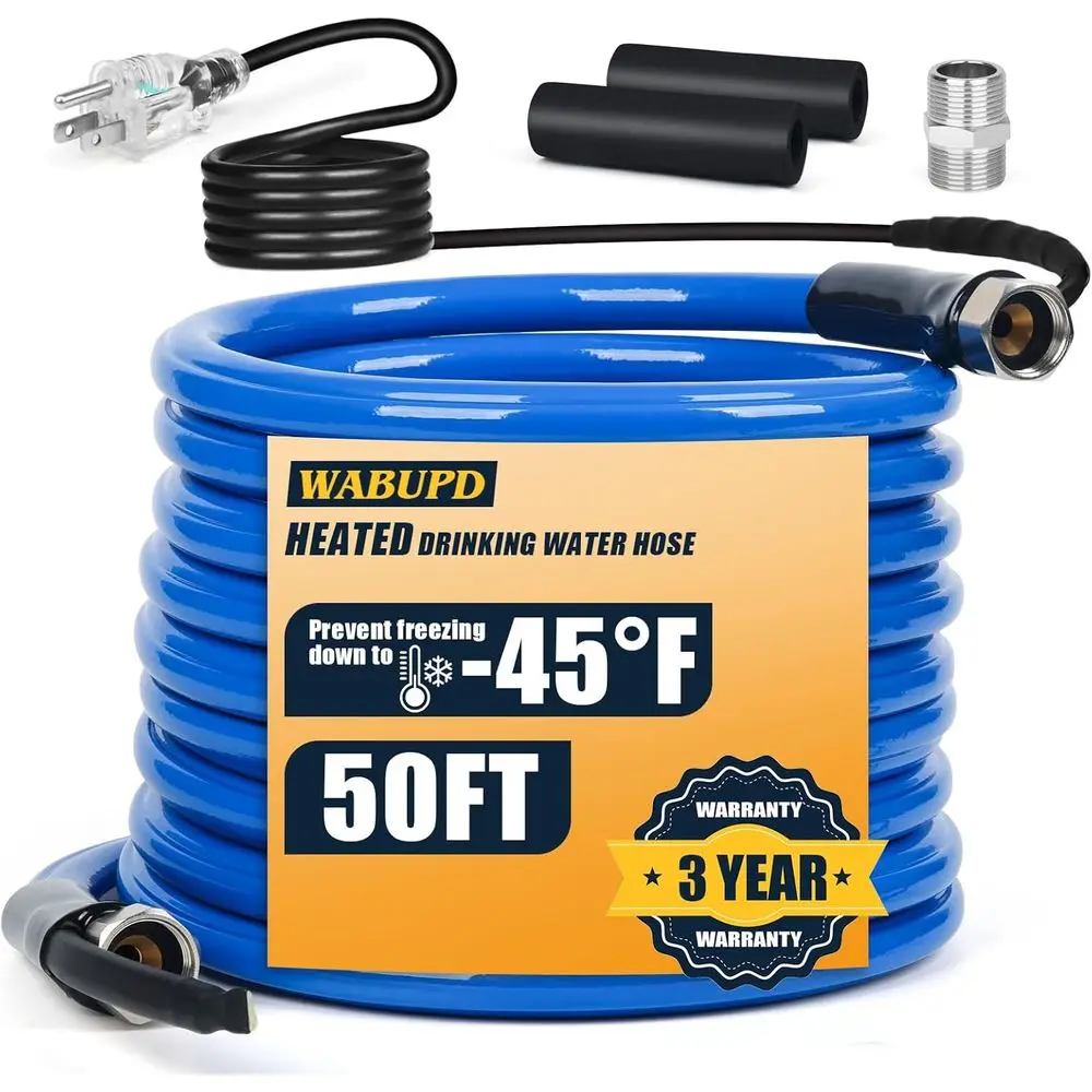 

50T Anti-Freezing RV Water Hose, Suitable for Extreme Cold, Ideal for Camping, Livestock, and Farming