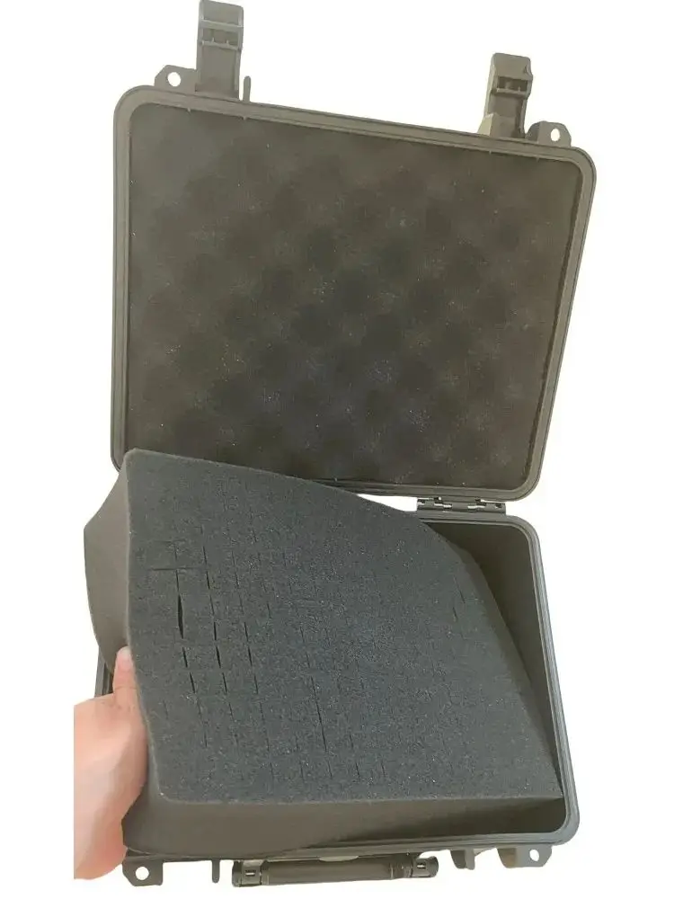 Skrzynka narzędziowa 280x240x130mm, ochronna, organizer, do przechowywania sprzętu, odporna na uderzenia, walizka na narzędzia i instrumenty. — 2