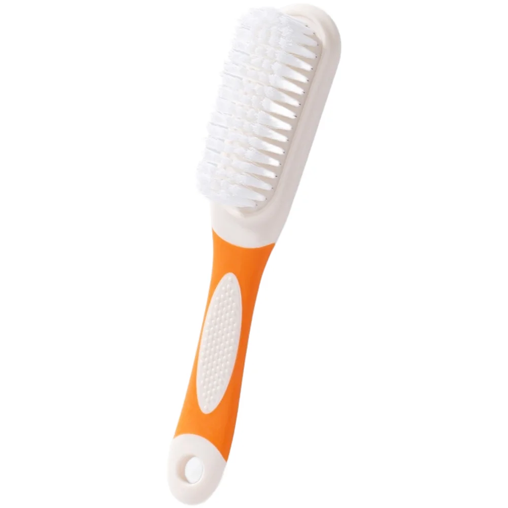 Long Handle Shoe Brush Made of Plastic with Soft Bristles for Cleaning Sneakers Boots Clothes and Household Items