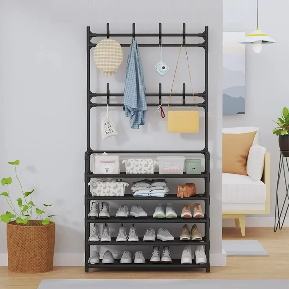 Shoe Multi-ayer Rack DIY Organizer Clothes Storage Load-bearing Organizer Hat Hanger Household Shoes Multifunctional Shoe Rack