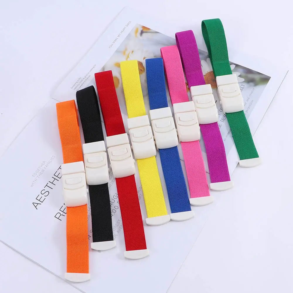 

Cotton Latex wire Nurse Paramedic Sport Colorful Tourniquet Buckle Quick Release Bandage