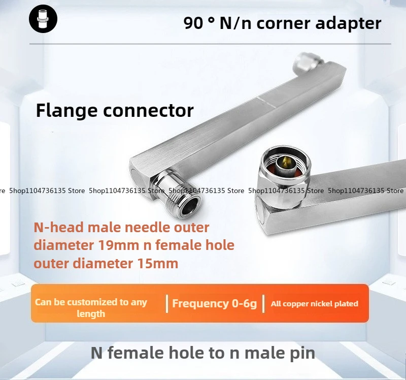 

90 ° Angle Flange Stainless Steel Threaded N/N Head Right Angle Elbow Joint