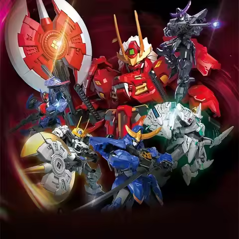 Robot Mecha Blind Box Building Blocks Joint Movable Figure Model Mystery Box Bricks Collection Display Kids Toys Suprise Gifts