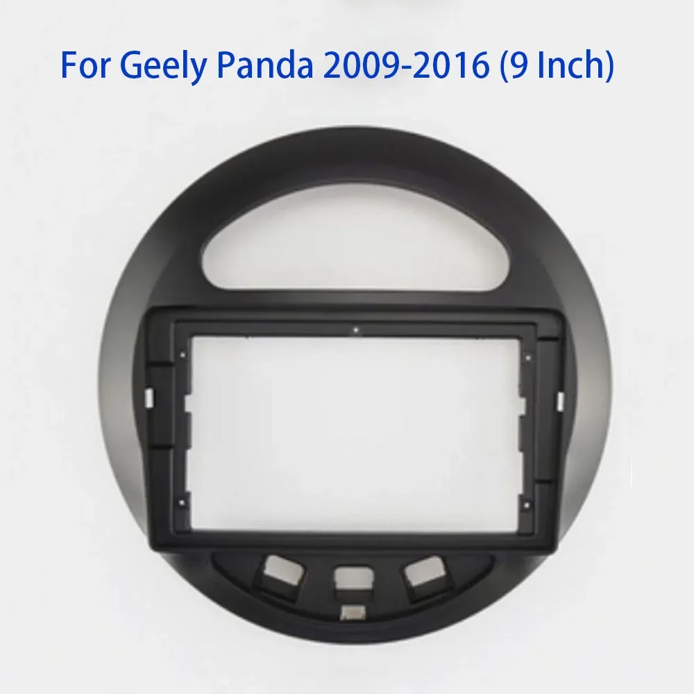 For Geely Panda 2009-2016 9 Inch Frame Audio Adaptor Dash Trim Kit Facia Panel  Radio Player Screen