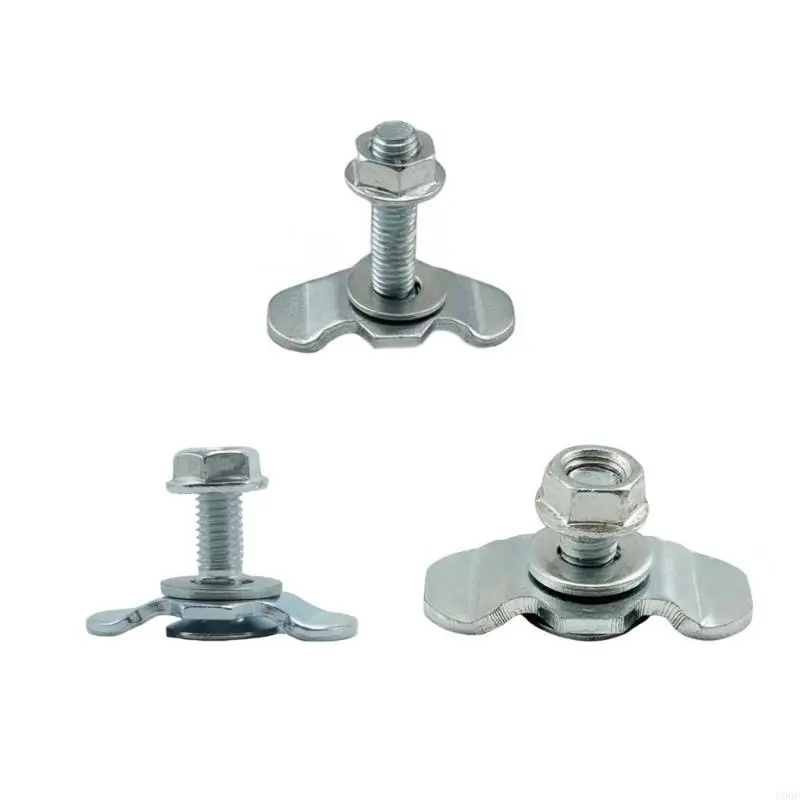 

2025 New 12pcs Aluminum Bolt Down Anchors Points For Truck Bed Modification L Track Fitting Threaded Tie Down Hardware