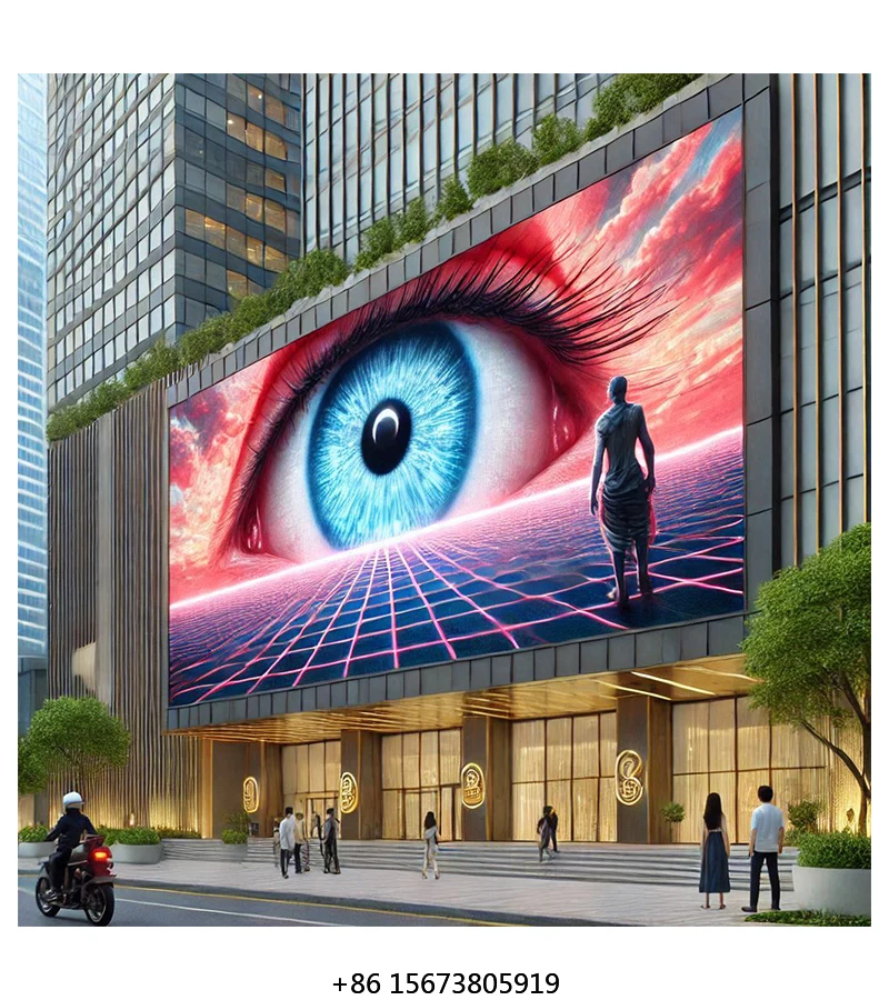 

Уличный водонепроницаемый светодиодный экран P4, 5500 кд/м², цифровой дисплей IP65, видеостена для торговых центров, розничных магазинов, агентств