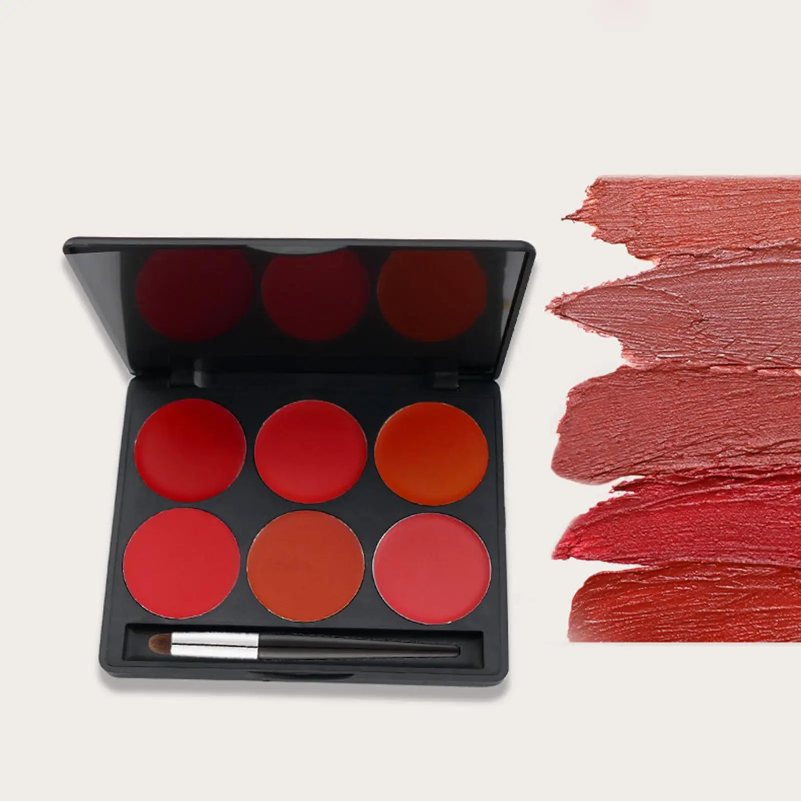 مجموعة أحمر شفاه مخملي مكونة من 6 ألوان غير لامعة، مجموعة مكياج لامعة غير لزجة للنساء ومكتب السفر والحفلات #5