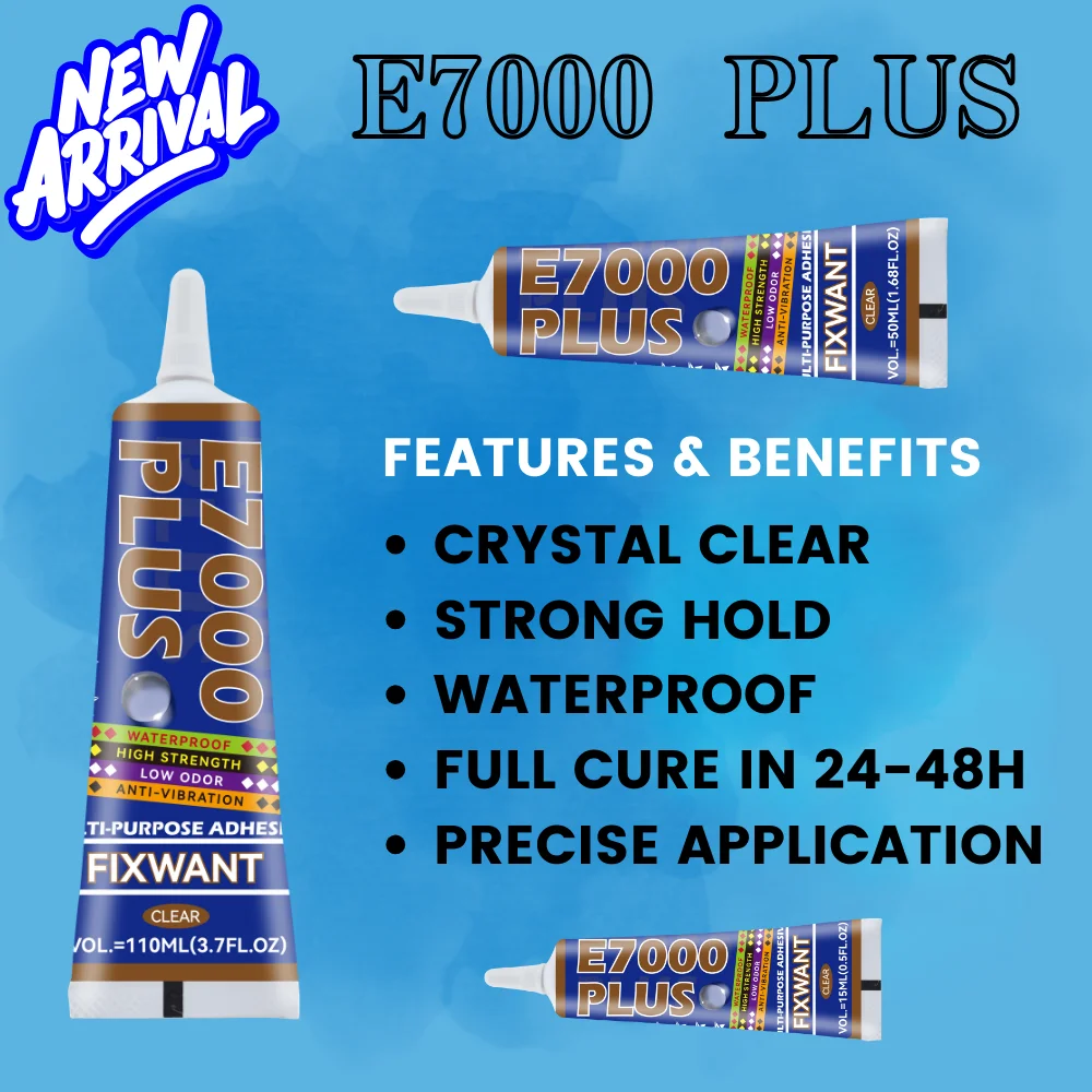 غراء نسيج شفاف لاصق من القماش للجلد والقطن والبوليستر سريع الجفاف وقابل للغسل - مثالي للحرف اليدوية وإصلاح الملابس