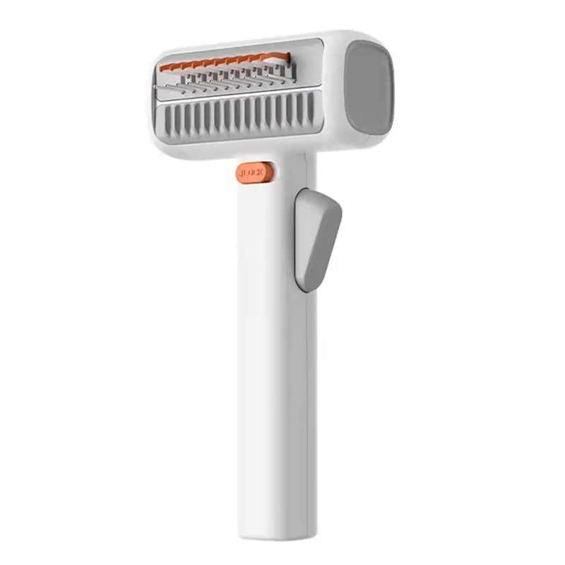 

RMWIN - Двухрежимная расческа 2-в-1 для самоочистки и ухода за шерстью домашних животных, щетка для удаления подшерстка у собак с кнопкой отпускания