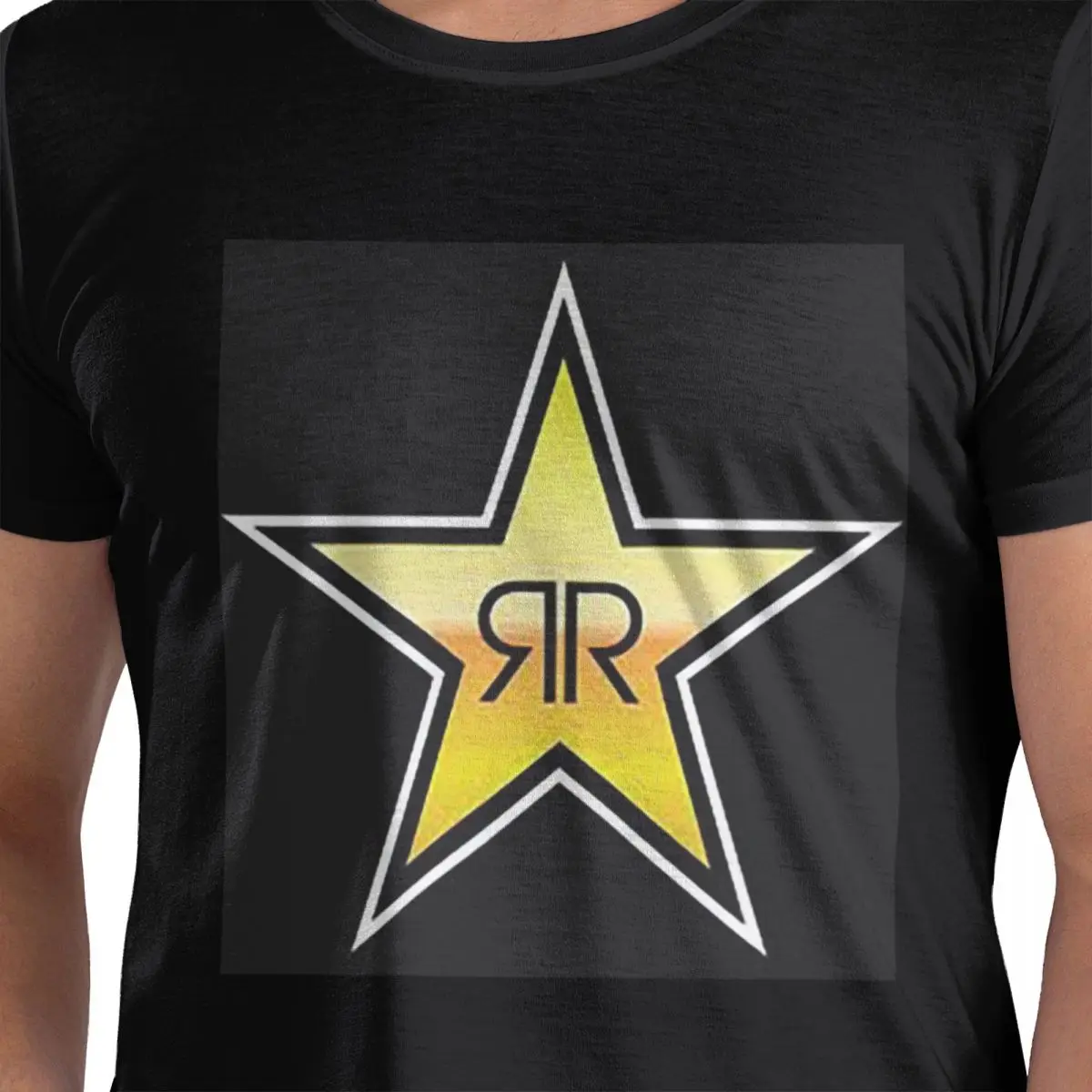 

Rockstar Energy Drink футболка из 100% хлопка, мужские классические футболки, мужские футболки с круглым вырезом и коротким рукавом, S-6XL