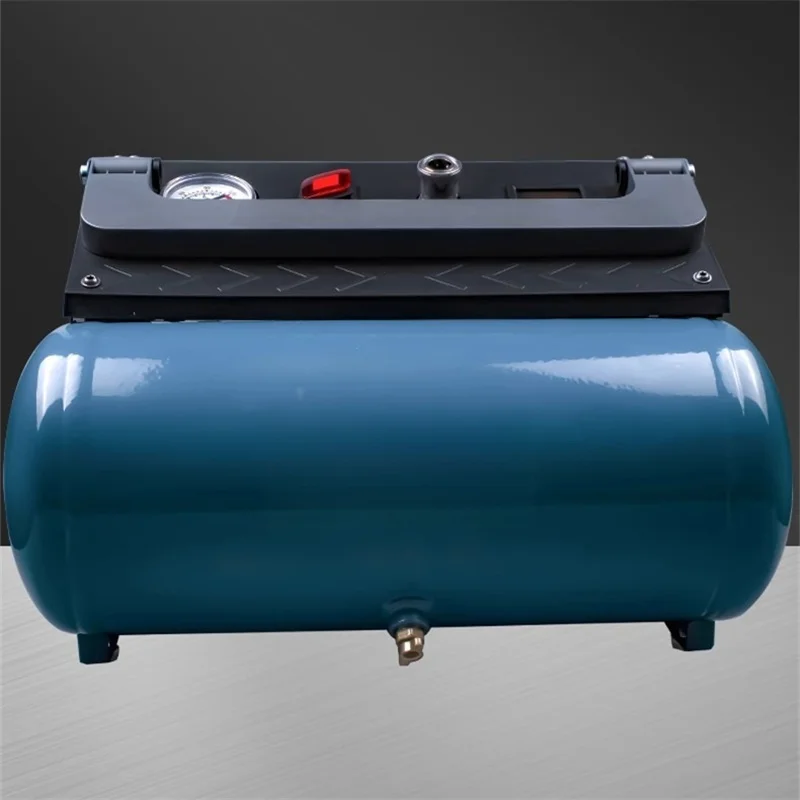 عالية الطاقة 8L فرش بطارية ليثيوم ضاغط الهواء المحمولة في الهواء الطلق ضاغط الهواء الصامت في الهواء الطلق مضخة هواء لاسلكية
