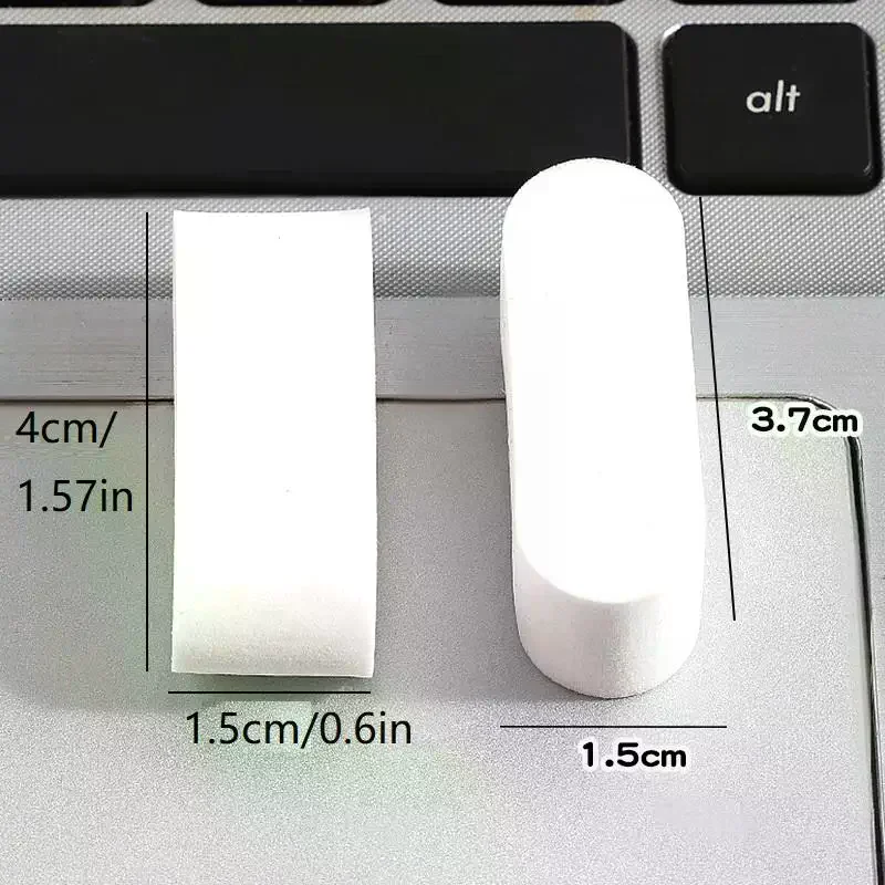 ฟองน้ำแต่งหน้าเนื้อนุ่ม 10 ชิ้น ใช้ได้ทั้งแบบเปียกและแบบแห้ง สีขาว สำหรับลงรองพื้น คอนซีลเลอร์ แป้งพัฟ เครื่องมือแต่งหน้า