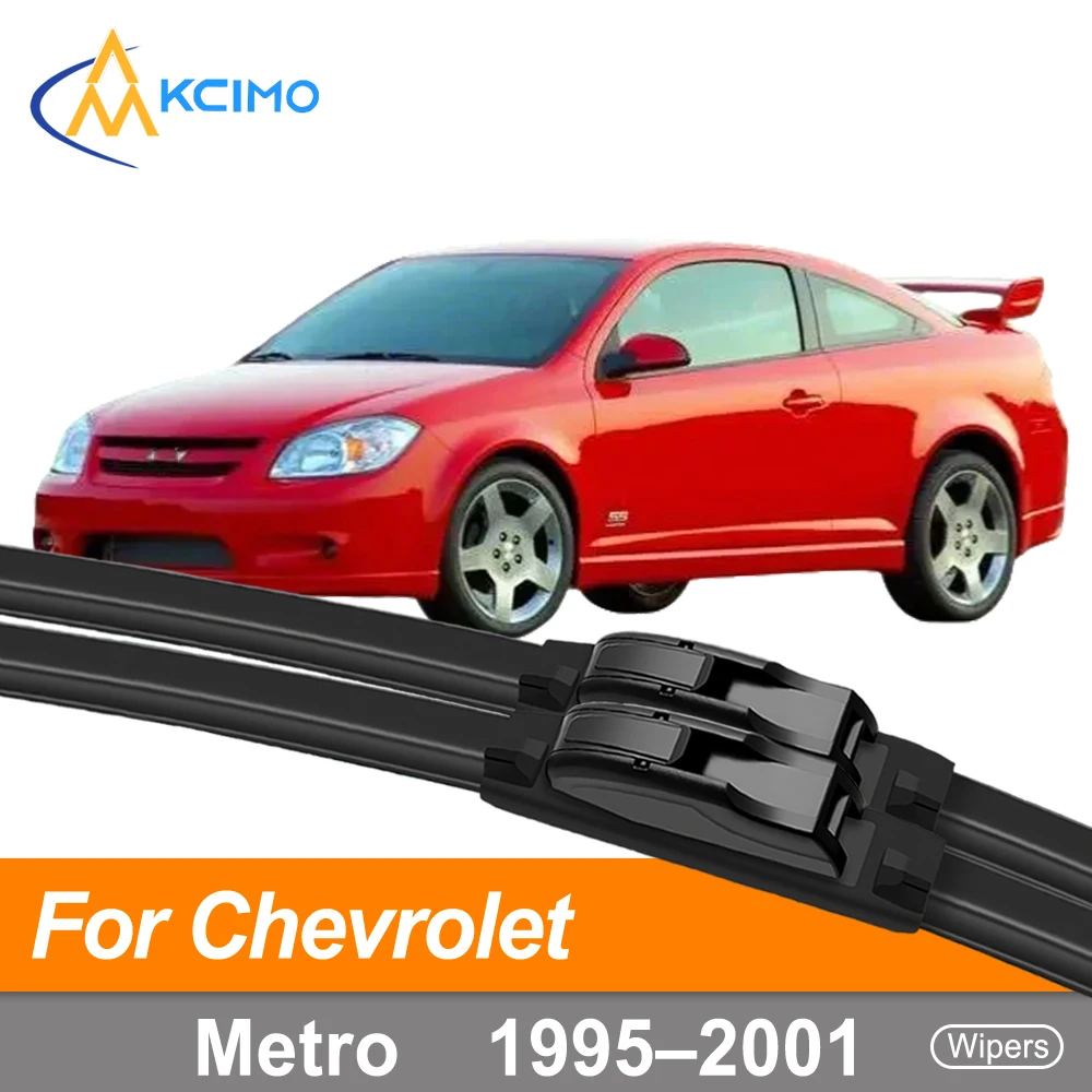 

2-Pack Windshield Wiper Blades For Chevrolet Metro 1995-2001 Geo Metro/Pontiac Firefly, Exact Fit Front Wipers Easy Installation
