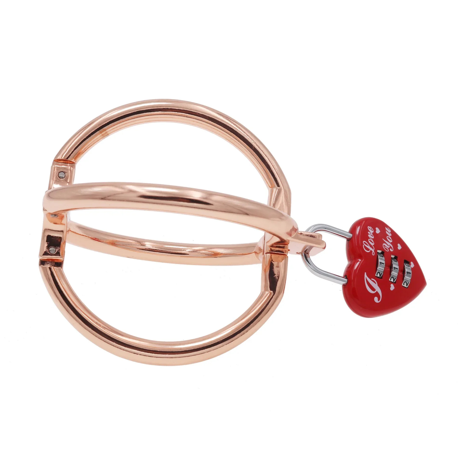 Female Rose Gold Cross Bracelet Cross-shaped Rings Circular Rings Erotic Purposes. An Alternative Restraint Tool for Sexual Play
