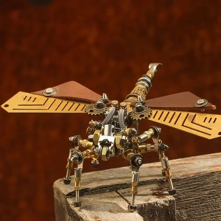 

Сборка серии насекомых, слепая коробка, 3d металлическая сборка, летающая муравья, модель светлячка, художественный орнамент для механического энтузиаста, подарочная игрушка