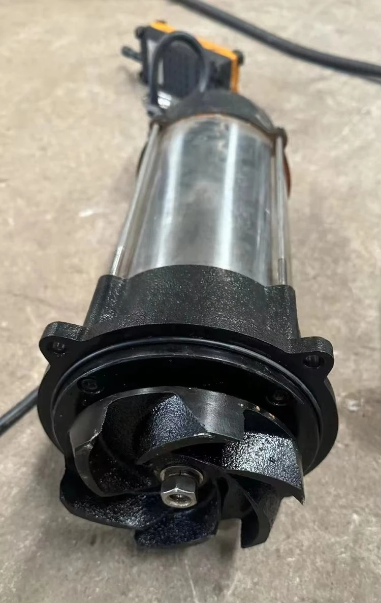 シリーズ高揚程電動船舶用鋳鉄製水中汚水切断ポンプ河川砂吸込ポンプ