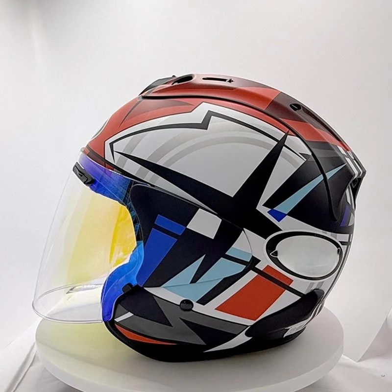 VZ-RAM  ABS Classic 3/4 Open Face Helmet,For Harley Motorcycle And Cruise Motorcycle Protection Helmets,Takumi Takahashi